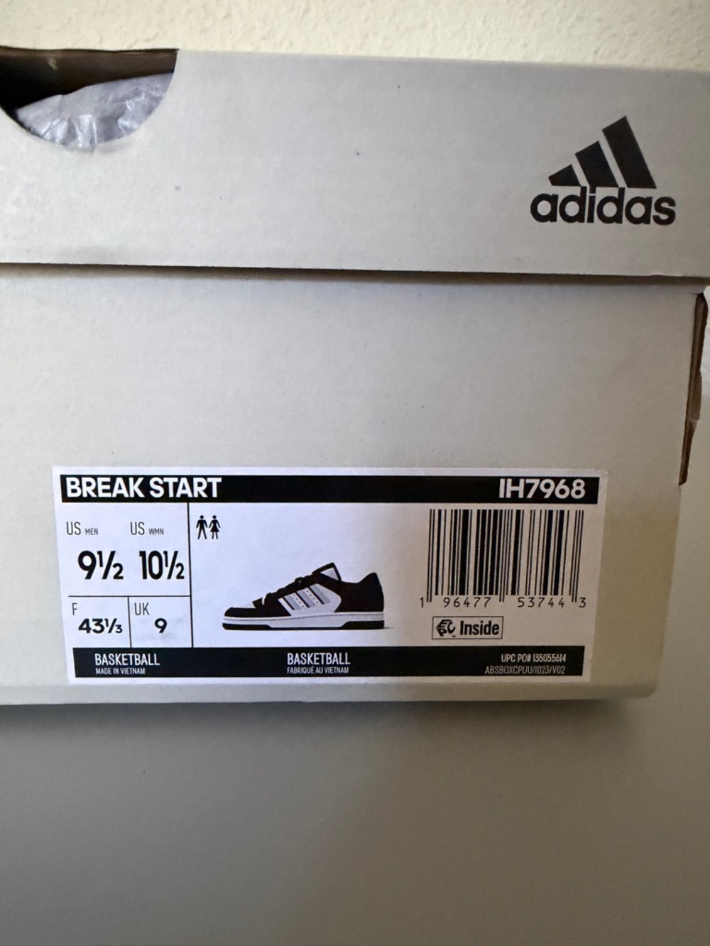 Mens‎ Adidas Break Start Sneakers Shoes - Picture 12 of 15
